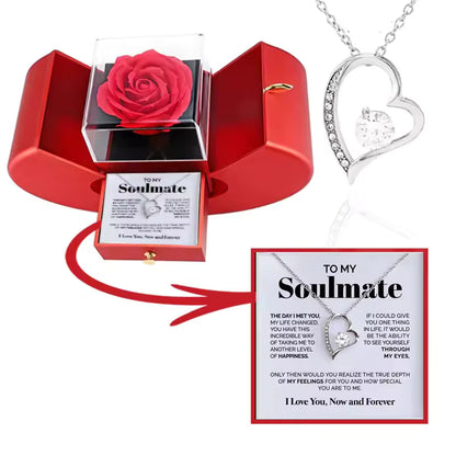 Forever Soulmate Stainless Steel Love Necklace