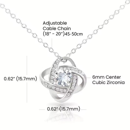 Zircon Bloom Flower Pendant Necklace Gift Set
