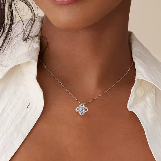 Eternal Bond Infinity Knot Necklace