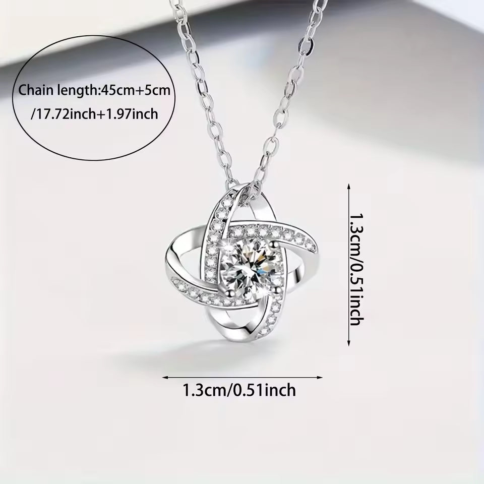 Eternal Bond Infinity Knot Necklace