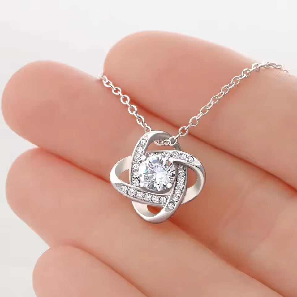 Eternal Promise Love Necklace with LED Wood Box